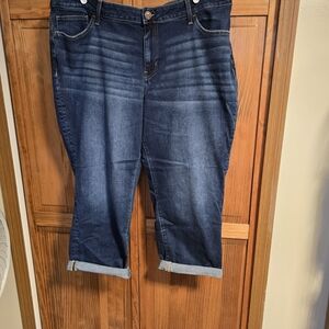 Maurices Dark Indigo Ankle Jeans